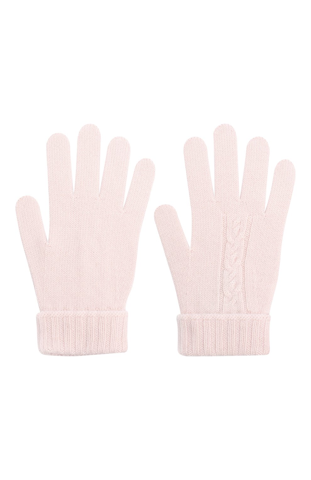 Детские кашемировые перчатки LORO PIANA розового цвета, арт. FAI7332 | Фото 2 (Материал: Текстиль, Кашемир, Шерсть; Региональные ограничения белый список (Axapta Mercury): RU)