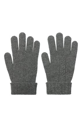 Детские кашемировые перчатки LORO PIANA серого цвета, арт. FAI7332 | Фото 2 (Материал: Кашемир, Шерсть, Текстиль; Региональные ограничения белый список (Axapta Mercury): RU)