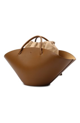 Женский сумка-шопер sombrero medium JIL SANDER коричневого цвета по цене 189500 руб., арт. JSPR851309-WRB69139V | Фото 4 Женский сумка-шопер sombrero medium JIL SANDER коричневого цвета, арт. JSPR851309-WRB69139V | Фото 4