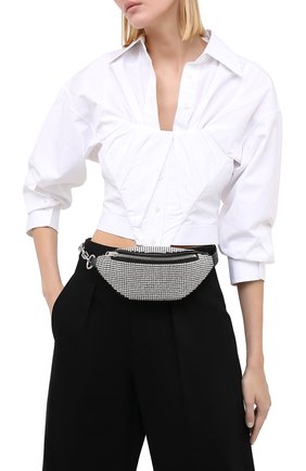 Женская поясная сумка attica ALEXANDER WANG белого цвета по цене 84500 руб., арт. 2030X0823J | Фото 2 Женская поясная сумка attica ALEXANDER WANG белого цвета, арт. 2030X0823J | Фото 2