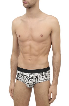 Мужские хлопковые хипсы DOLCE & GABBANA белого цвета по цене 5940 руб., арт. M3A00J/HS7C6 | Фото 2 Мужские хлопковые хипсы DOLCE & GABBANA белого цвета, арт. M3A00J/HS7C6 | Фото 2