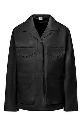 Женская кожаная куртка TOTÊME черного цвета по цене 169500 руб., арт. AVIGN0N LEATHER JACKET 203-104-702 | Фото 1 Женская кожаная куртка TOTÊME черного цвета, арт. AVIGN0N LEATHER JACKET 203-104-702 | Фото 1