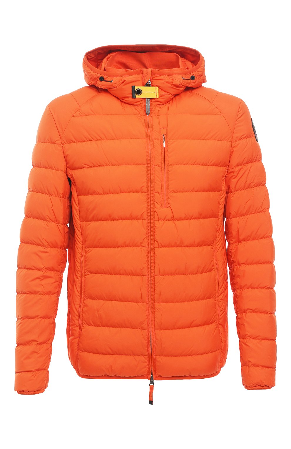 Мужская пуховая куртка last minute PARAJUMPERS оранжевого цвета, арт. SL02/LAST MINUTE | Фото 1 (Кросс-КТ: Куртка, Пуховик; Рукава: Длинные; Мужское Кросс-КТ: Пуховик-верхняя одежда, Куртка-верхняя одежда, Верхняя одежда; Материал внешний: Синтетический материал; Стили: Спорт-шик; Материал подклада: Синтетический материал; Длина (верхняя одежда): Короткие; Материал утеплителя: Пух и перо)