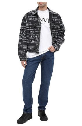 Мужская хлопковая футболка LANVIN белого цвета по цене 23500 руб., арт. RM-JE0069-JR31-H20 | Фото 2 Мужская хлопковая футболка LANVIN белого цвета, арт. RM-JE0069-JR31-H20 | Фото 2
