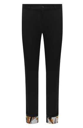 Мужской хлопковые брюки VERSACE черного цвета по цене 47950 руб., арт. A87115/A229957 | Фото 1 Мужской хлопковые брюки VERSACE черного цвета, арт. A87115/A229957 | Фото 1