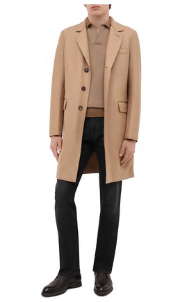 Мужское кашемировое поло LORO PIANA бежевого цвета по цене 124500 руб., арт. FAL2143 | Фото 2 Мужское кашемировое поло LORO PIANA бежевого цвета, арт. FAL2143 | Фото 2