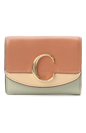 Женские кожаное портмоне CHLOÉ светло-зеленого цвета по цене 34550 руб., арт. CHC20AP088D09 | Фото 1 Женские кожаное портмоне CHLOÉ светло-зеленого цвета, арт. CHC20AP088D09 | Фото 1