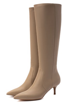 Женские кожаные сапоги GIANVITO ROSSI бежевого цвета по цене 108000 руб., арт. G80461.55RIC.VGIM0US | Фото 1 Женские кожаные сапоги GIANVITO ROSSI бежевого цвета, арт. G80461.55RIC.VGIM0US | Фото 1