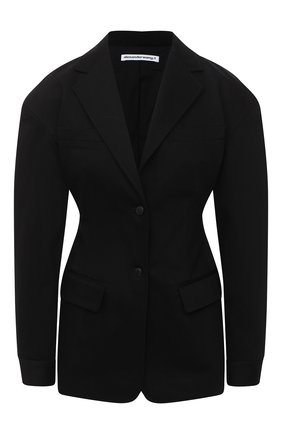 Женский хлопковый жакет ALEXANDER WANG черного цвета по цене 48400 руб., арт. 4WC2202012 | Фото 1 Женский хлопковый жакет ALEXANDER WANG черного цвета, арт. 4WC2202012 | Фото 1