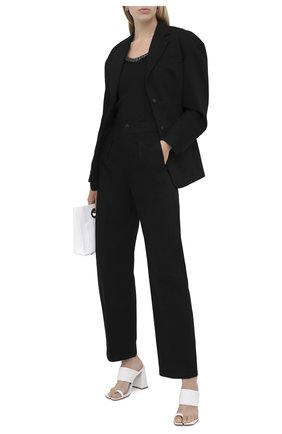 Женский хлопковый жакет ALEXANDER WANG черного цвета по цене 48400 руб., арт. 4WC2202012 | Фото 2 Женский хлопковый жакет ALEXANDER WANG черного цвета, арт. 4WC2202012 | Фото 2