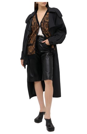 Женский кардиган SAINT LAURENT коричневого цвета по цене 189500 руб., арт. 631049/YASE2 | Фото 2 Женский кардиган SAINT LAURENT коричневого цвета, арт. 631049/YASE2 | Фото 2