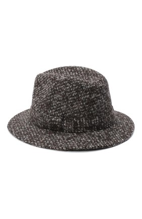 Женская шерстяная шляпа DOLCE & GABBANA серого цвета по цене 38250 руб., арт. FH511A/FMMFV | Фото 2 Женская шерстяная шляпа DOLCE & GABBANA серого цвета, арт. FH511A/FMMFV | Фото 2