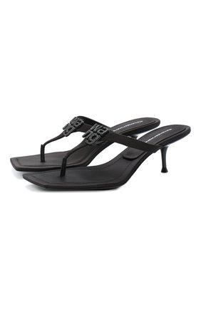 Женские текстильные мюли ALEXANDER WANG черного цвета по цене 54250 руб., арт. 30C220S037 | Фото 1 Женские текстильные мюли ALEXANDER WANG черного цвета, арт. 30C220S037 | Фото 1