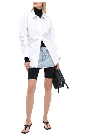 Женские текстильные мюли ALEXANDER WANG черного цвета по цене 54250 руб., арт. 30C220S037 | Фото 2 Женские текстильные мюли ALEXANDER WANG черного цвета, арт. 30C220S037 | Фото 2