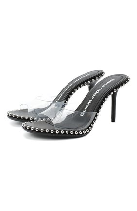 Женские мюли ALEXANDER WANG черного цвета по цене 46100 руб., арт. 30C220S059 | Фото 1 Женские мюли ALEXANDER WANG черного цвета, арт. 30C220S059 | Фото 1