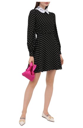 Женские кожаные балетки deva GUCCI белого цвета по цене 66600 руб., арт. 621161/1RH00 | Фото 2 Женские кожаные балетки deva GUCCI белого цвета, арт. 621161/1RH00 | Фото 2