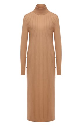 Женское кашемировое платье LORO PIANA бежевого цвета по цене 299500 руб., арт. FAL2569 | Фото 1 Женское кашемировое платье LORO PIANA бежевого цвета, арт. FAL2569 | Фото 1