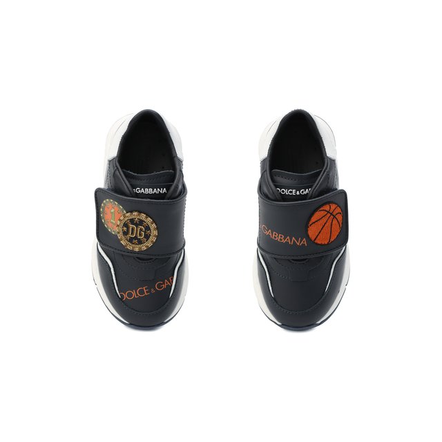 Кожаные кроссовки Dolce & Gabbana DA0911/AV594/29-36 Фото 4