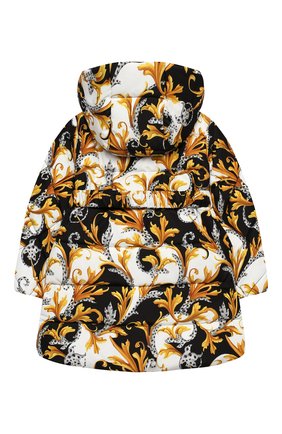 Детского пуховик VERSACE разноцветного цвета по цене 58550 руб., арт. YC000298/A235745/8A-14A | Фото 2 Детского пуховик VERSACE разноцветного цвета, арт. YC000298/A235745/8A-14A | Фото 2 (Рукава: Длинные; Материал подклада: Синтетический материал; Материал внешний: Синтетический материал; Кросс-КТ: Сезон: зима; Девочки Кросс-КТ: Пуховик-верхняя одежда; Материал утеплителя: Пух и перо; Ростовка одежда: 10 - 11 лет | 140 - 146см, 12 лет | 152 см, 16 лет | 164 см, 8 лет | 128 см)