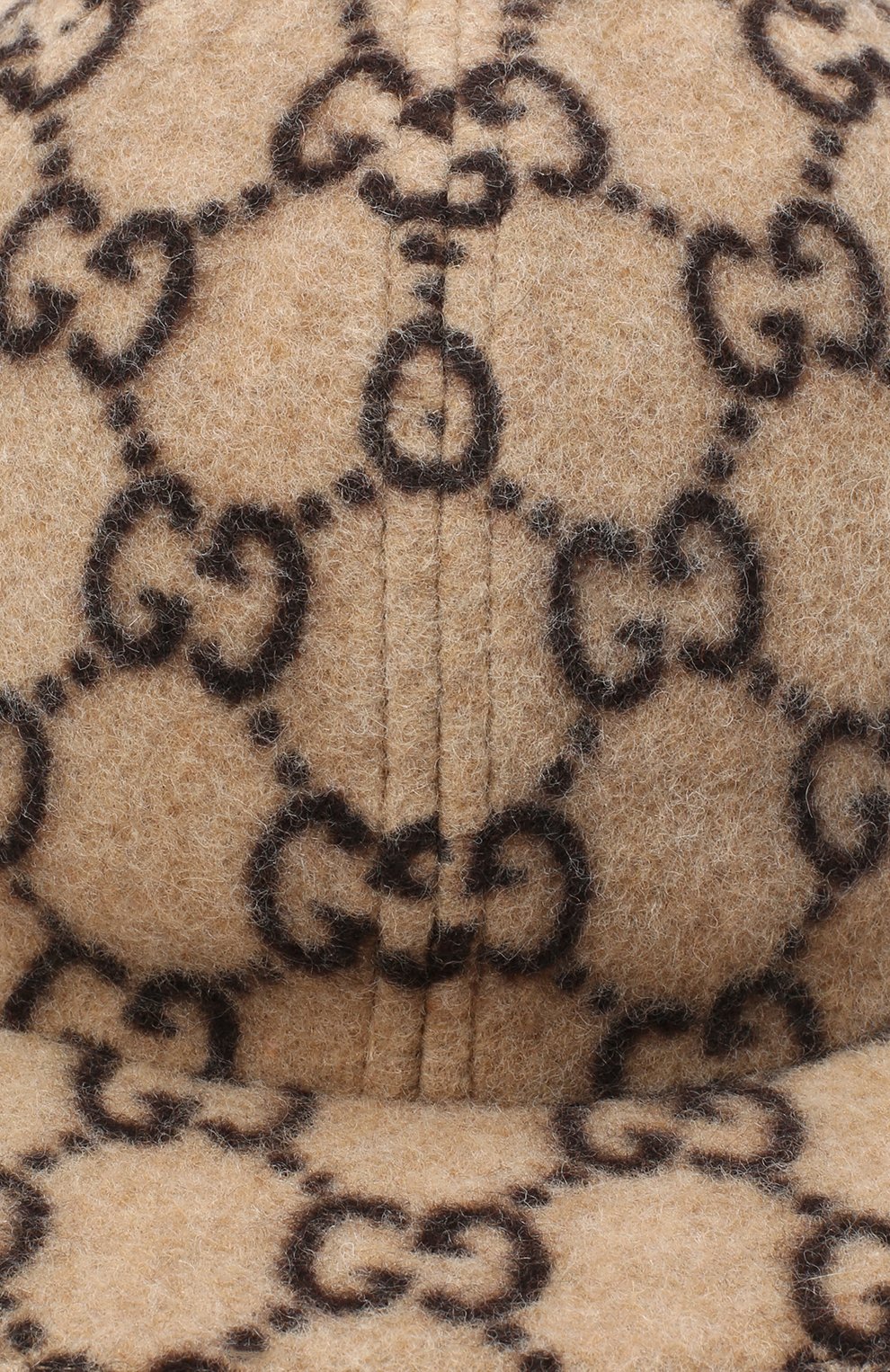 Детская шерстяная кепка GUCCI бежевого цвета по цене 19100 руб., арт. 481774/4HM23 | Фото 3 Детская шерстяная кепка GUCCI бежевого цвета, арт. 481774/4HM23 | Фото 3