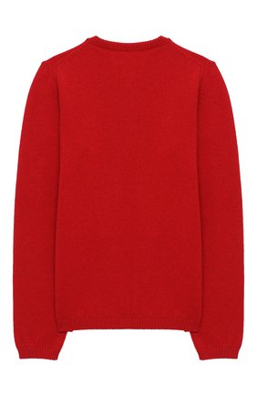 Детский кашемировый кардиган DOLCE & GABBANA красного цвета по цене 34850 руб., арт. L5KWB2/JAW5B/8-14 | Фото 2 Детский кашемировый кардиган DOLCE & GABBANA красного цвета, арт. L5KWB2/JAW5B/8-14 | Фото 2