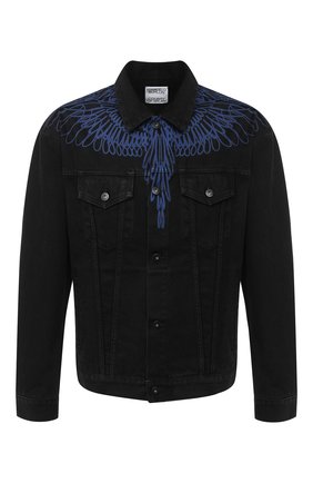 Мужская джинсовая куртка MARCELO BURLON черного цвета по цене 65950 руб., арт. CMYE001E20DEN003 | Фото 1 Мужская джинсовая куртка MARCELO BURLON черного цвета, арт. CMYE001E20DEN003 | Фото 1