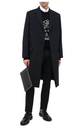 Мужской кожаные дерби valentino garavani VALENTINO черного цвета по цене 74850 руб., арт. UY2S0C21/PMF | Фото 2 Мужской кожаные дерби valentino garavani VALENTINO черного цвета, арт. UY2S0C21/PMF | Фото 2