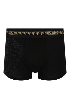 Мужские хлопковые боксеры VERSACE черного цвета по цене 6180 руб., арт. AUU02023/AC00058 | Фото 1 Мужские хлопковые боксеры VERSACE черного цвета, арт. AUU02023/AC00058 | Фото 1