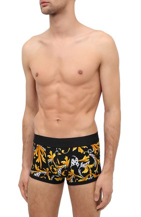 Мужские хлопковые боксеры VERSACE разноцветного цвета по цене 8315 руб., арт. AUU05064/A235776 | Фото 2 Мужские хлопковые боксеры VERSACE разноцветного цвета, арт. AUU05064/A235776 | Фото 2