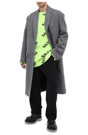 Мужской шерстяной свитер BALENCIAGA зеленого цвета по цене 83950 руб., арт. 623283/T1567 | Фото 2 Мужской шерстяной свитер BALENCIAGA зеленого цвета, арт. 623283/T1567 | Фото 2