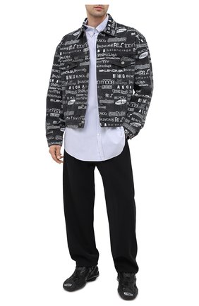Мужская джинсовая куртка BALENCIAGA серого цвета по цене 117500 руб., арт. 620731/TEW35 | Фото 2 Мужская джинсовая куртка BALENCIAGA серого цвета, арт. 620731/TEW35 | Фото 2