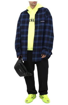 Мужской хлопковое худи BALENCIAGA желтого цвета по цене 64750 руб., арт. 600583/TIV75 | Фото 2 Мужской хлопковое худи BALENCIAGA желтого цвета, арт. 600583/TIV75 | Фото 2