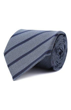 Мужской шелковый галстук ERMENEGILDO ZEGNA голубого цвета по цене 14550 руб., арт. Z8D34/1UM | Фото 1 Мужской шелковый галстук ERMENEGILDO ZEGNA голубого цвета, арт. Z8D34/1UM | Фото 1