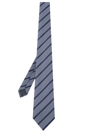 Мужской шелковый галстук ERMENEGILDO ZEGNA голубого цвета по цене 14550 руб., арт. Z8D34/1UM | Фото 2 Мужской шелковый галстук ERMENEGILDO ZEGNA голубого цвета, арт. Z8D34/1UM | Фото 2