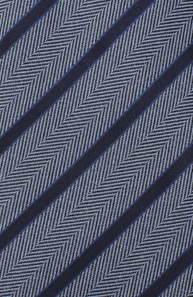 Мужской шелковый галстук ERMENEGILDO ZEGNA голубого цвета по цене 14550 руб., арт. Z8D34/1UM | Фото 3 Мужской шелковый галстук ERMENEGILDO ZEGNA голубого цвета, арт. Z8D34/1UM | Фото 3