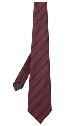 Мужской шелковый галстук ERMENEGILDO ZEGNA бордового цвета по цене 14550 руб., арт. Z8D34/1UM | Фото 2 Мужской шелковый галстук ERMENEGILDO ZEGNA бордового цвета, арт. Z8D34/1UM | Фото 2