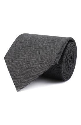 Мужской шелковый галстук ERMENEGILDO ZEGNA серого цвета по цене 15850 руб., арт. Z8D30/1UM | Фото 1 Мужской шелковый галстук ERMENEGILDO ZEGNA серого цвета, арт. Z8D30/1UM | Фото 1
