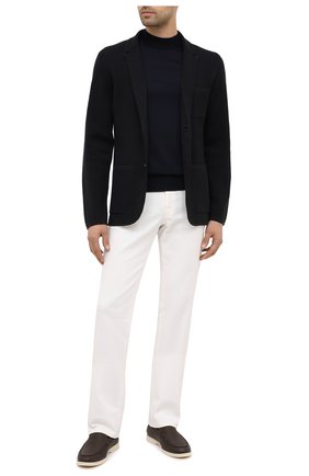 Мужской шерстяной пиджак Z ZEGNA темно-синего цвета по цене 55550 руб., арт. VVP86/ZZ164 | Фото 2 Мужской шерстяной пиджак Z ZEGNA темно-синего цвета, арт. VVP86/ZZ164 | Фото 2
