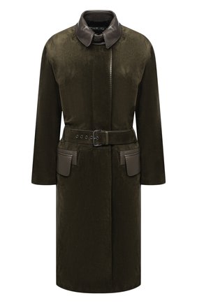 Женское кожаное пальто TOM FORD хаки цвета по цене 862500 руб., арт. CPL688-LEX226 | Фото 1 Женское кожаное пальто TOM FORD хаки цвета, арт. CPL688-LEX226 | Фото 1