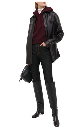 Женские кожаные сапоги SANTONI черного цвета по цене 109500 руб., арт. WSNC58798HI2NLY0N01 | Фото 2 Женские кожаные сапоги SANTONI черного цвета, арт. WSNC58798HI2NLY0N01 | Фото 2