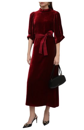 Женское платье из вискозы GIORGIO ARMANI красного цвета по цене 244000 руб., арт. 0WHVA060/T01I7 | Фото 2 Женское платье из вискозы GIORGIO ARMANI красного цвета, арт. 0WHVA060/T01I7 | Фото 2