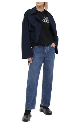 Женская хлопковая футболка ALEXANDER WANG черного цвета по цене 36700 руб., арт. 1CC2201380 | Фото 2 Женская хлопковая футболка ALEXANDER WANG черного цвета, арт. 1CC2201380 | Фото 2