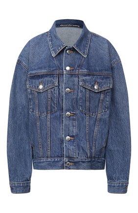 Женская джинсовая куртка DENIM X ALEXANDER WANG синего цвета по цене 49950 руб., арт. 4DC2202785 | Фото 1 Женская джинсовая куртка DENIM X ALEXANDER WANG синего цвета, арт. 4DC2202785 | Фото 1