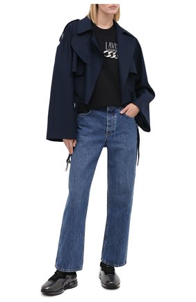 Женские джинсы DENIM X ALEXANDER WANG синего цвета по цене 33000 руб., арт. 4DC2204777 | Фото 2 Женские джинсы DENIM X ALEXANDER WANG синего цвета, арт. 4DC2204777 | Фото 2