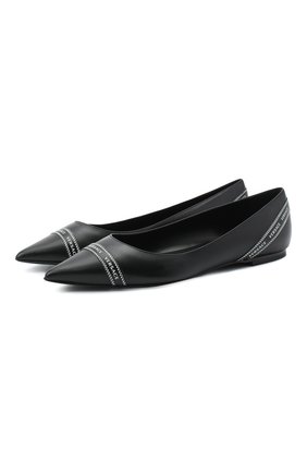 Женские кожаные балетки VERSACE черного цвета по цене 39250 руб., арт. DST486C/D5VTR | Фото 1 Женские кожаные балетки VERSACE черного цвета, арт. DST486C/D5VTR | Фото 1