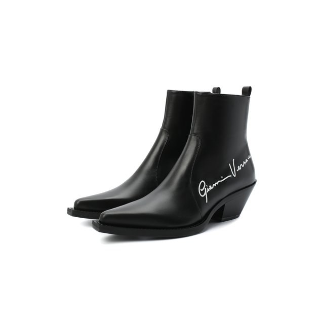 Кожаные ботинки GV Signature Versace 11250081