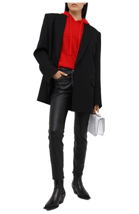 Женские кожаные ботинки gv signature VERSACE черного цвета по цене 85450 руб., арт. DST487I/DVT43 | Фото 2 Женские кожаные ботинки gv signature VERSACE черного цвета, арт. DST487I/DVT43 | Фото 2