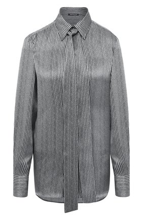 Женская шелковая блузка KITON черно-белого цвета по цене 114500 руб., арт. D48407K05T62 | Фото 1 Женская шелковая блузка KITON черно-белого цвета, арт. D48407K05T62 | Фото 1 (Материал внешний: Шелк; Рукава: Длинные; Женское Кросс-КТ: Блуза-одежда; Принт: С принтом; Длина (для топов): Удлиненные; Региональные ограничения белый список (Axapta Mercury): RU)