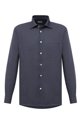 Мужская шерстяная рубашка KITON синего цвета по цене 105000 руб., арт. UMCNERK01T3801 | Фото 1 Мужская шерстяная рубашка KITON синего цвета, арт. UMCNERK01T3801 | Фото 1