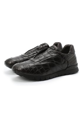 Мужские кроссовки из кожи крокодила KITON коричневого цвета по цене 328000 руб., арт. USSFREEN00102/CNIL | Фото 1 Мужские кроссовки из кожи крокодила KITON коричневого цвета, арт. USSFREEN00102/CNIL | Фото 1 (Материал внутренний: Натуральная кожа; Материал внешний: Экзотическая кожа, Кожа; Подошва: Массивная; Материал утеплителя: Натуральный мех; Стили: Классический)